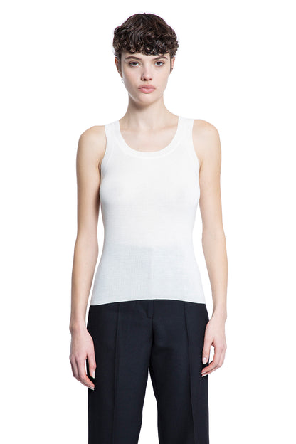 MAX MARA WOMAN WHITE T-SHIRTS & TANK TOPS