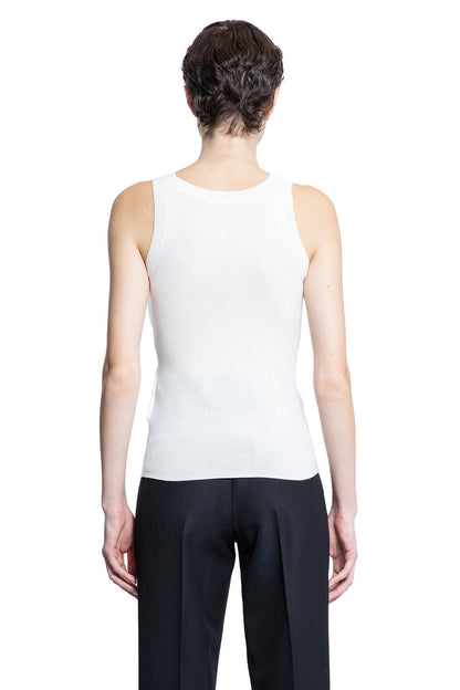 MAX MARA WOMAN WHITE T-SHIRTS & TANK TOPS