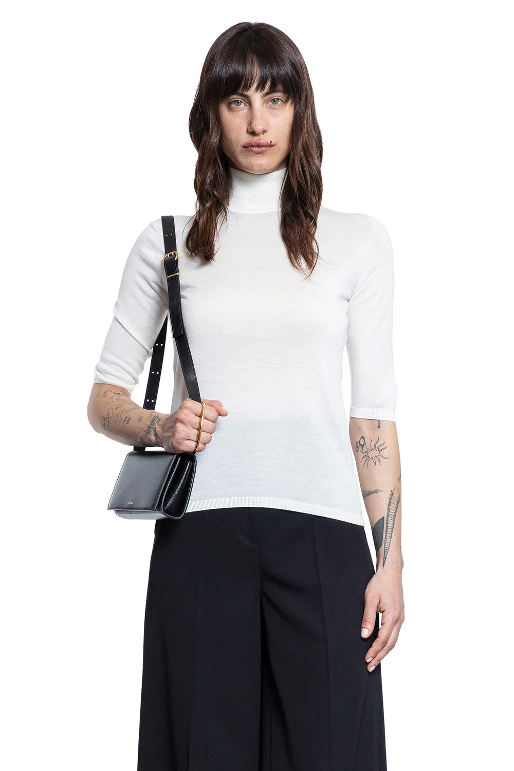 Cecina Short Sleeve Turtleneck Jumper - Antonioli.eu