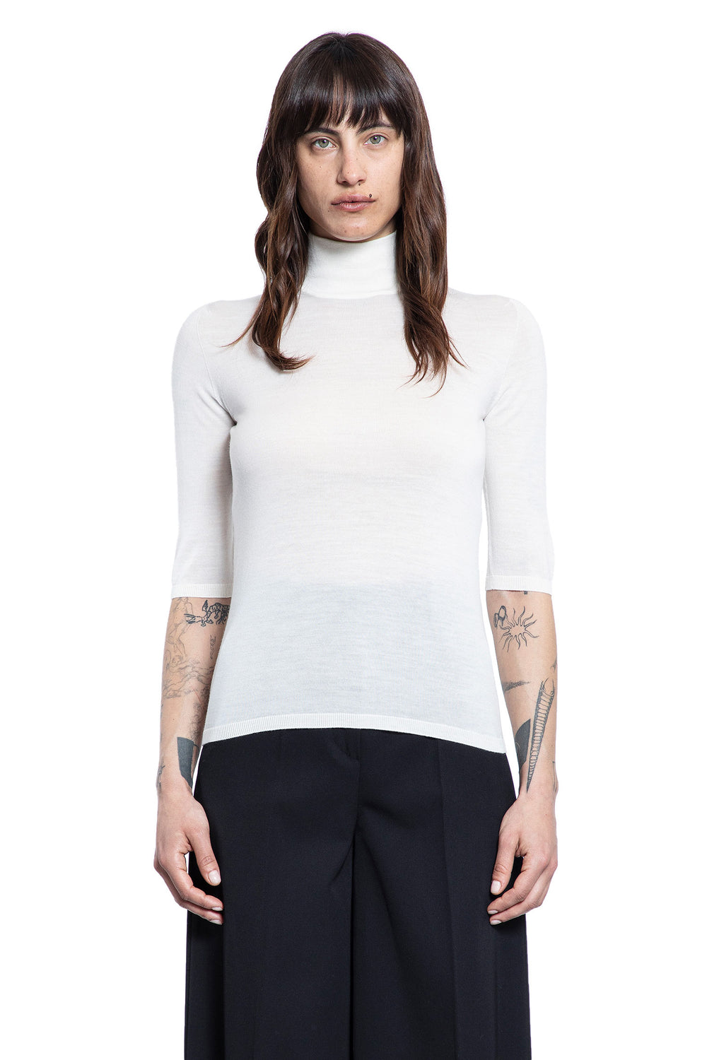 MAX MARA WOMAN WHITE KNITWEAR