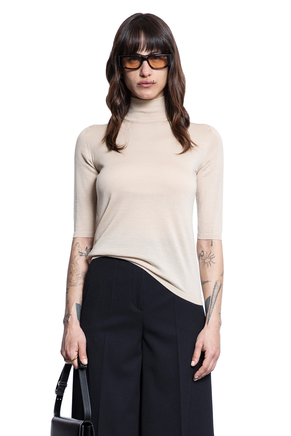 MAX MARA WOMAN BEIGE KNITWEAR