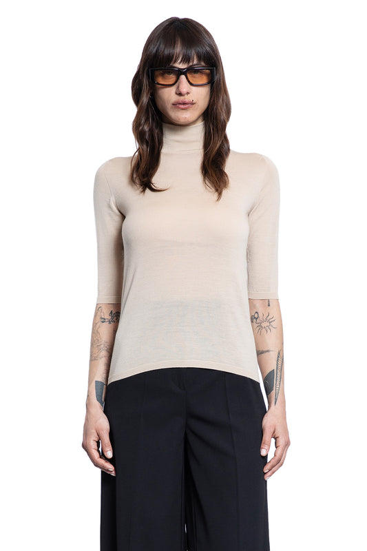 MAX MARA WOMAN BEIGE KNITWEAR