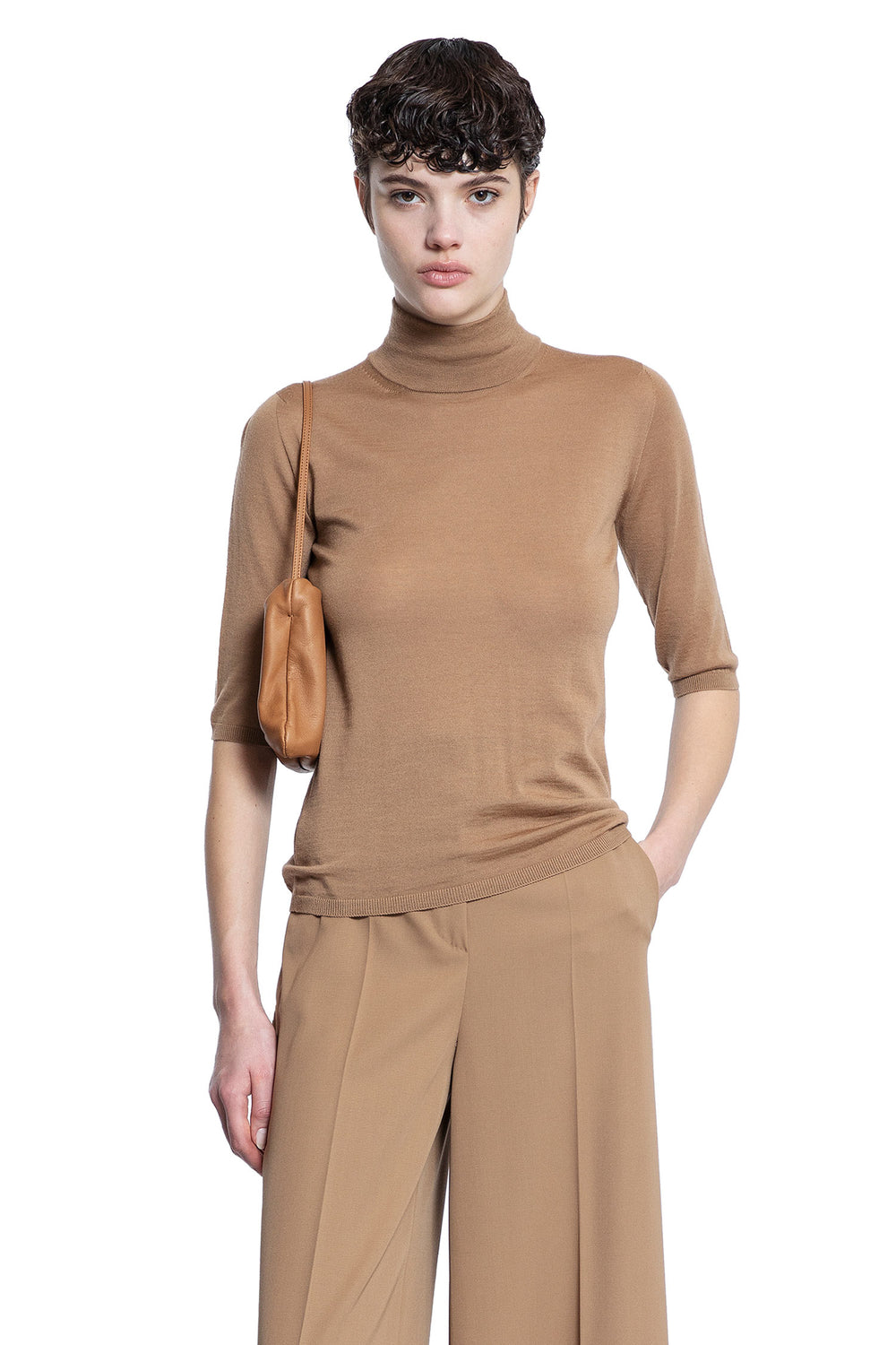 MAX MARA WOMAN BROWN KNITWEAR