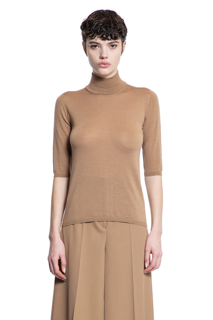 MAX MARA WOMAN BROWN KNITWEAR