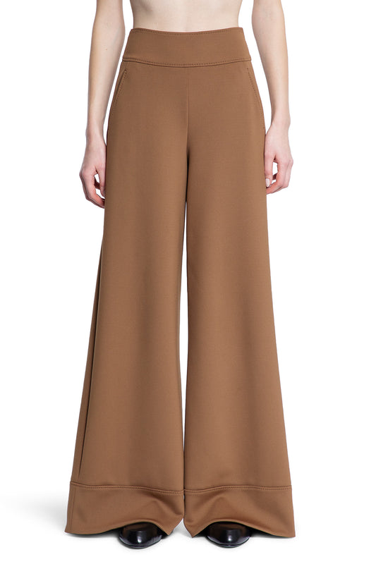 MAX MARA WOMAN BROWN TROUSERS