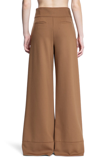 MAX MARA WOMAN BROWN TROUSERS