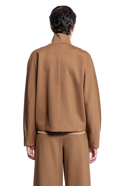 MAX MARA WOMAN BROWN SWEATSHIRTS