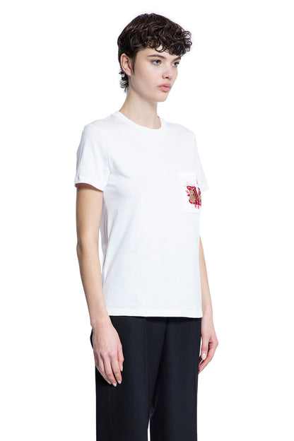 MAX MARA WOMAN WHITE T-SHIRTS & TANK TOPS