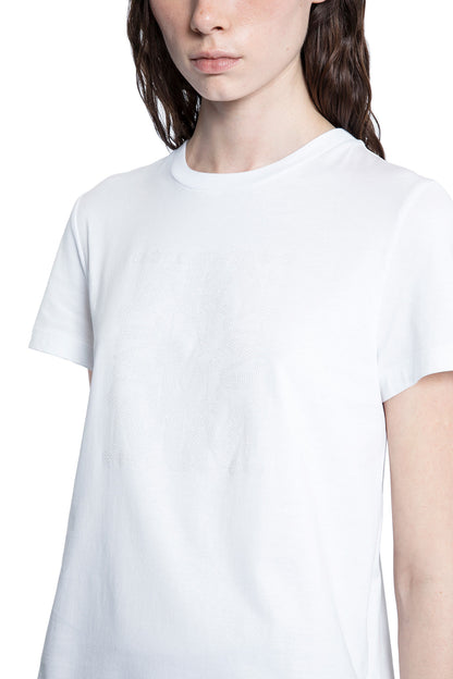 MAX MARA WOMAN WHITE T-SHIRTS & TANK TOPS