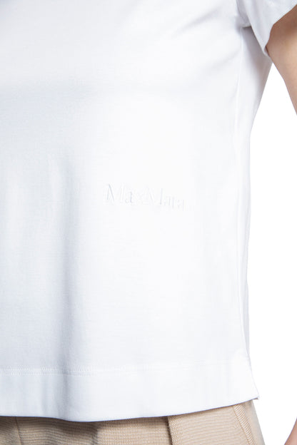 MAX MARA WOMAN WHITE T-SHIRTS & TANK TOPS