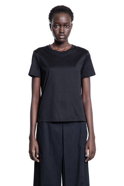 MAX MARA WOMAN BLACK T-SHIRTS & TANK TOPS