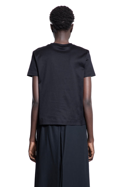 MAX MARA WOMAN BLACK T-SHIRTS & TANK TOPS