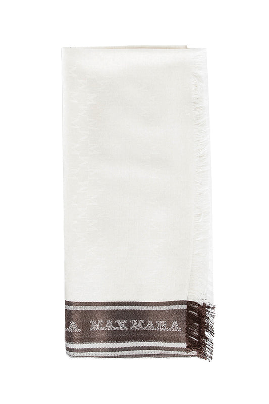 MAX MARA WOMAN WHITE SCARVES