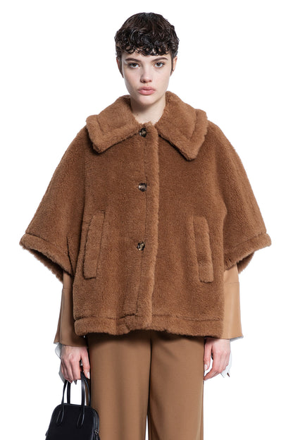 MAX MARA WOMAN BROWN COATS