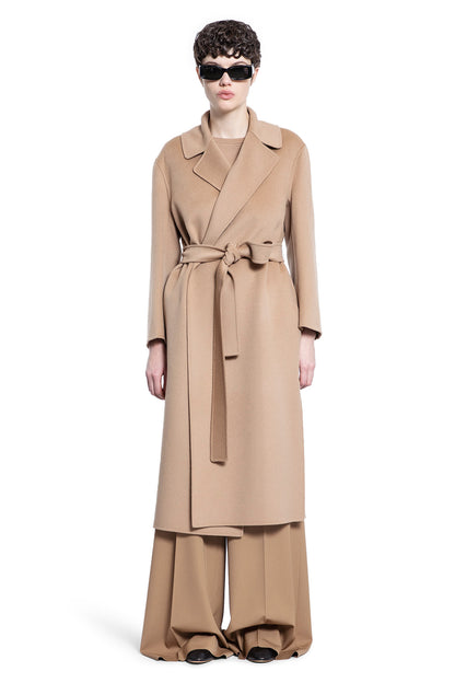 S MAX MARA WOMAN BEIGE COATS