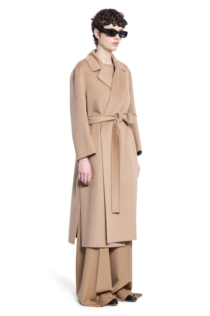 S MAX MARA WOMAN BEIGE COATS