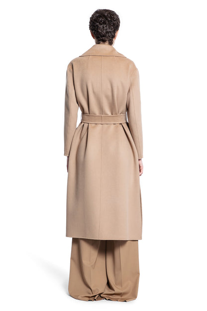 S MAX MARA WOMAN BEIGE COATS