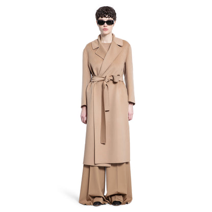 S MAX MARA WOMAN BEIGE COATS