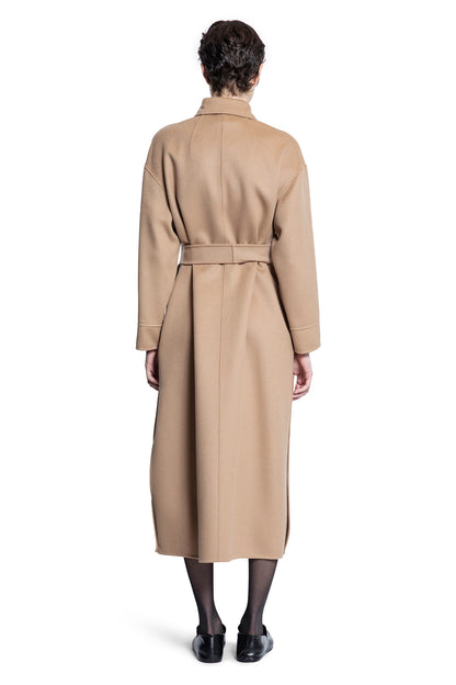 S MAX MARA WOMAN BEIGE COATS