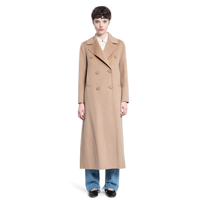 S MAX MARA WOMAN BEIGE COATS