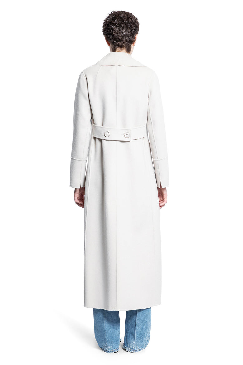 S MAX MARA WOMAN OFF-WHITE COATS