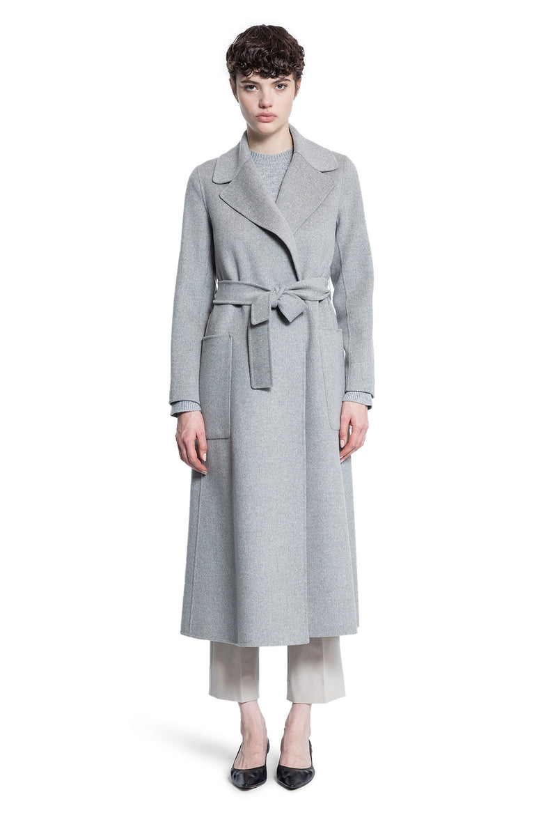 S MAX MARA WOMAN GREY COATS