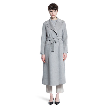 S MAX MARA WOMAN GREY COATS