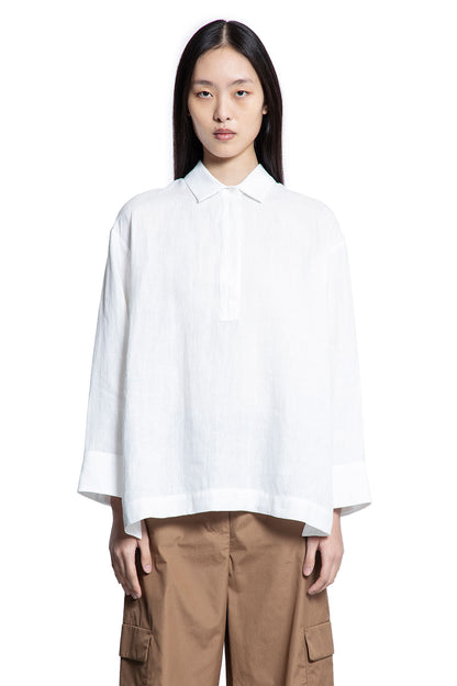 S MAX MARA WOMAN WHITE SHIRTS