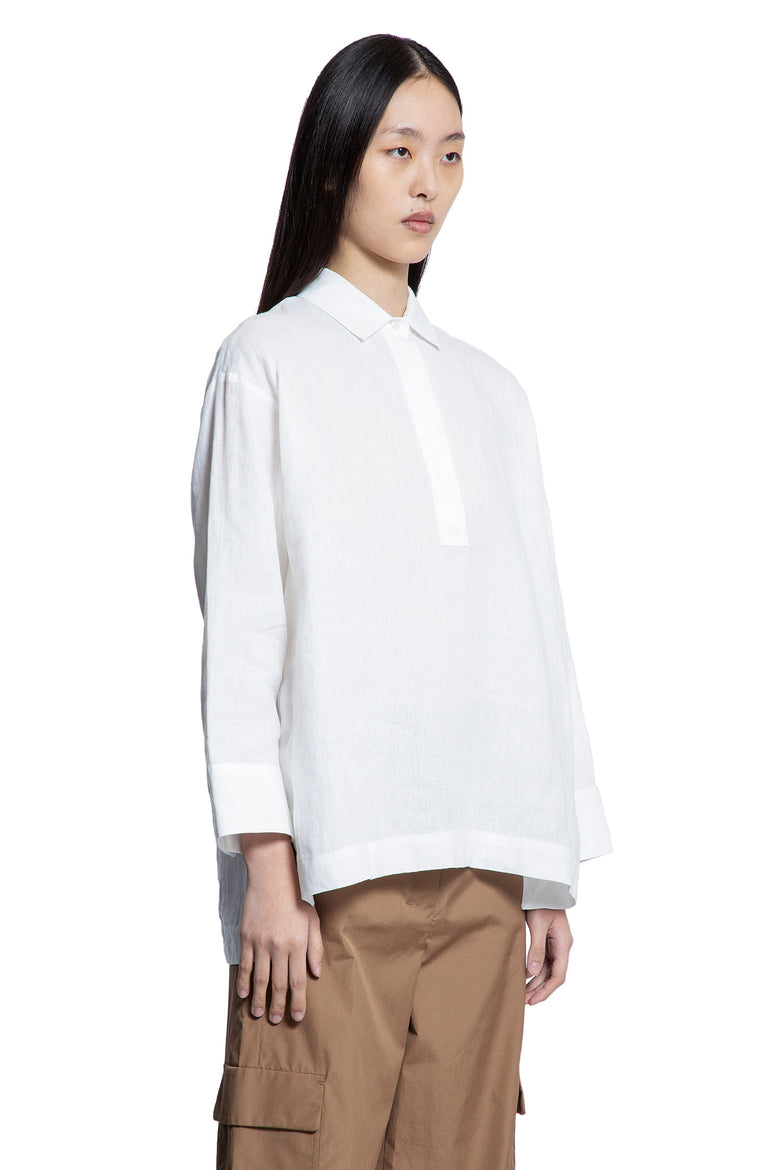 S MAX MARA WOMAN WHITE SHIRTS