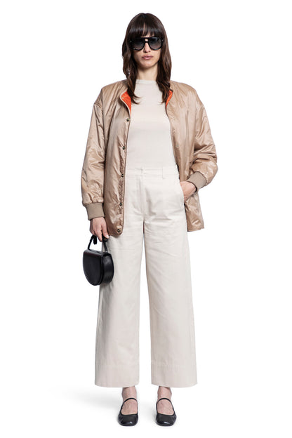 S MAX MARA WOMAN OFF-WHITE TROUSERS