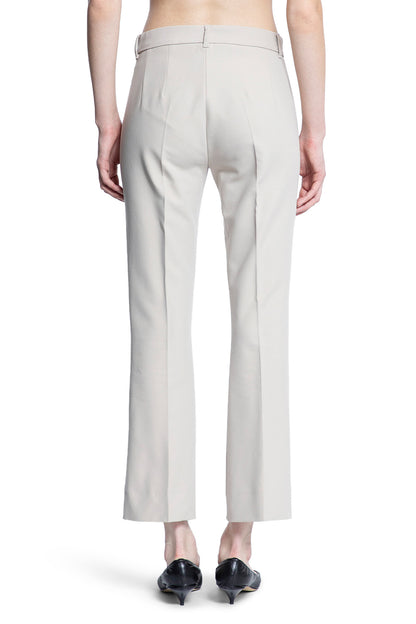 S MAX MARA WOMAN GREY TROUSERS