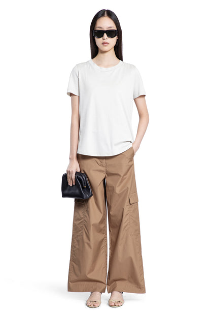 S MAX MARA WOMAN BROWN TROUSERS