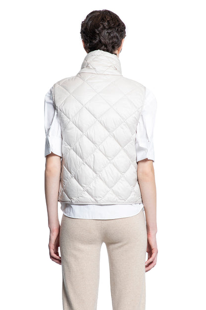 S MAX MARA WOMAN OFF-WHITE VESTS