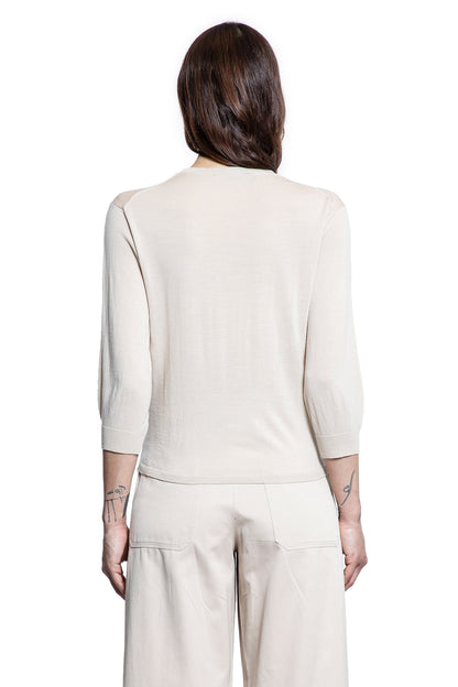 S MAX MARA WOMAN OFF-WHITE KNITWEAR