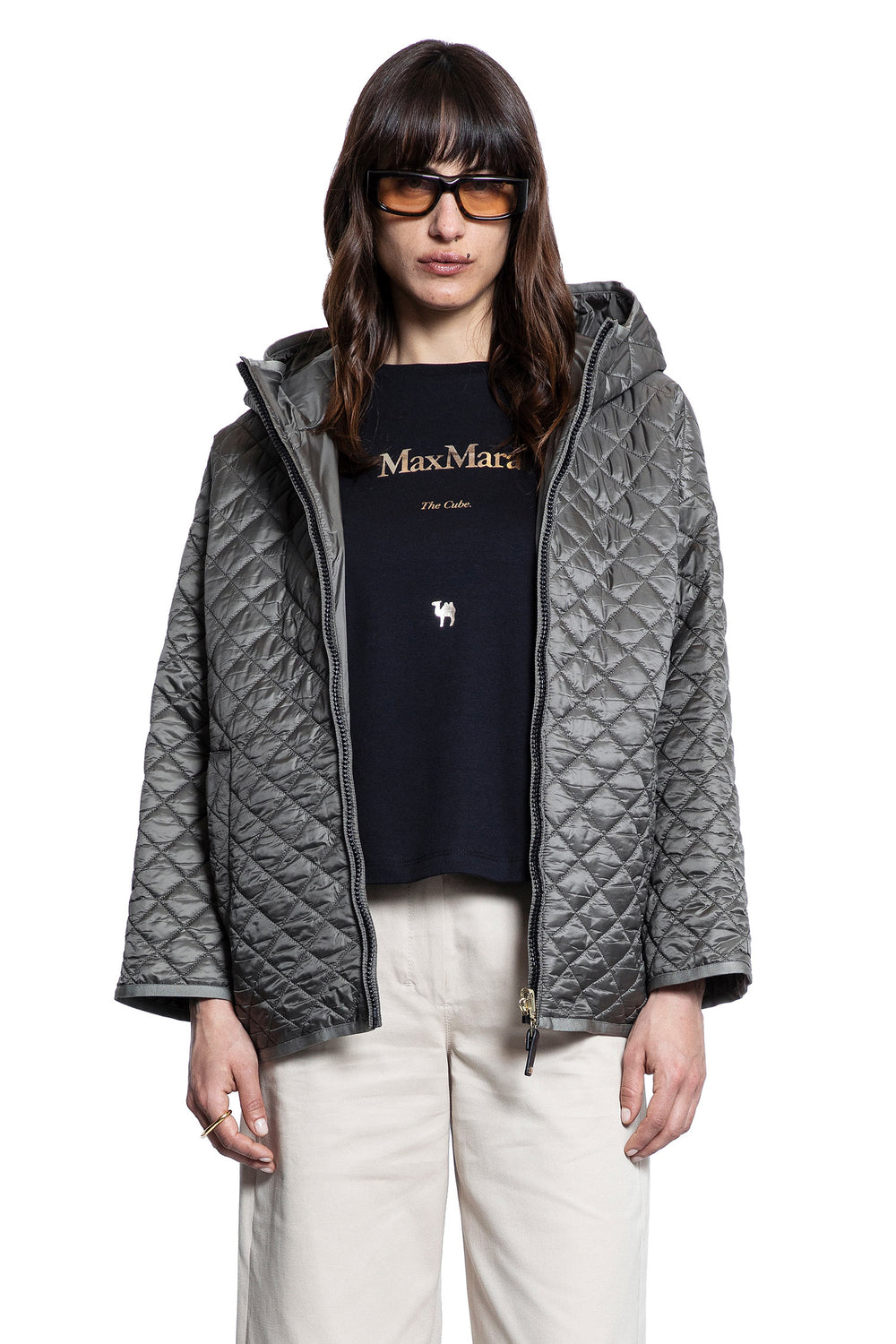 S MAX MARA WOMAN GREY JACKETS