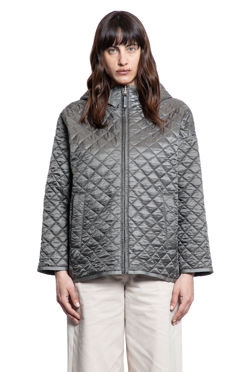 S MAX MARA WOMAN GREY JACKETS