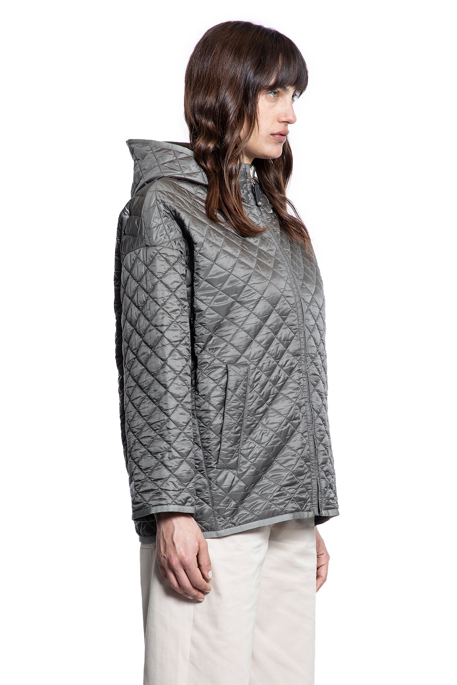 S MAX MARA WOMAN GREY JACKETS