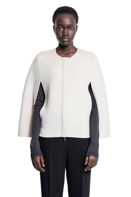 S MAX MARA WOMAN OFF-WHITE COATS