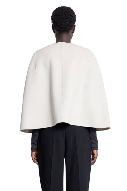 S MAX MARA WOMAN OFF-WHITE COATS