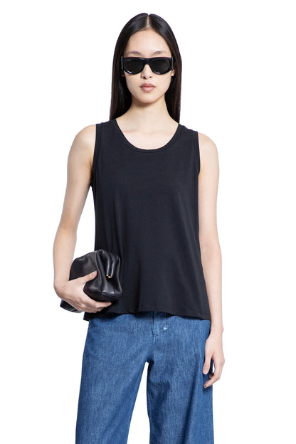 S MAX MARA WOMAN BLACK T-SHIRTS & TANK TOPS