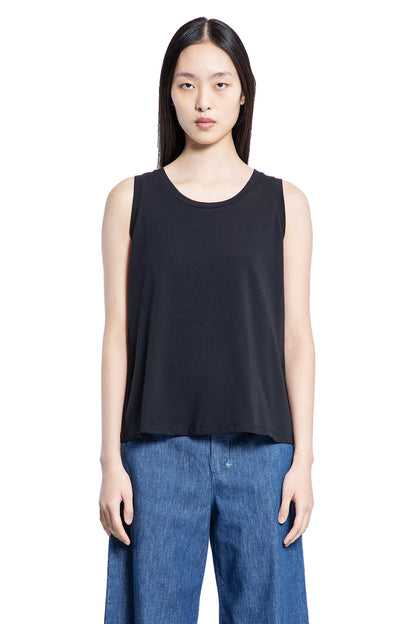 S MAX MARA WOMAN BLACK T-SHIRTS & TANK TOPS