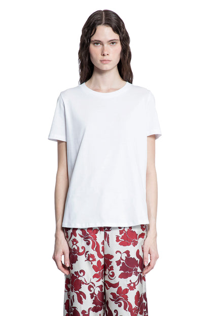 S MAX MARA WOMAN WHITE T-SHIRTS & TANK TOPS