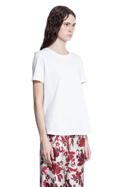 S MAX MARA WOMAN WHITE T-SHIRTS & TANK TOPS