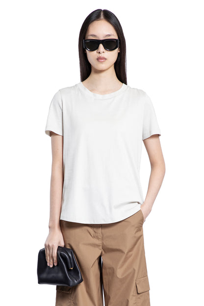 S MAX MARA WOMAN OFF-WHITE T-SHIRTS & TANK TOPS