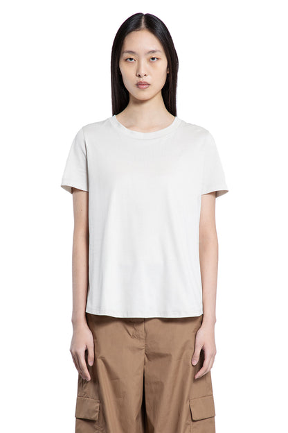 S MAX MARA WOMAN OFF-WHITE T-SHIRTS & TANK TOPS