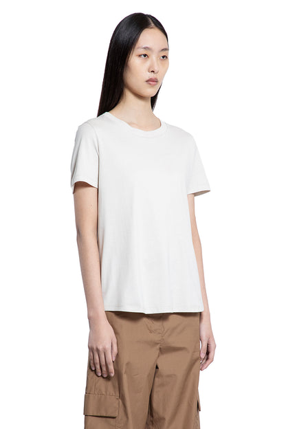 S MAX MARA WOMAN OFF-WHITE T-SHIRTS & TANK TOPS