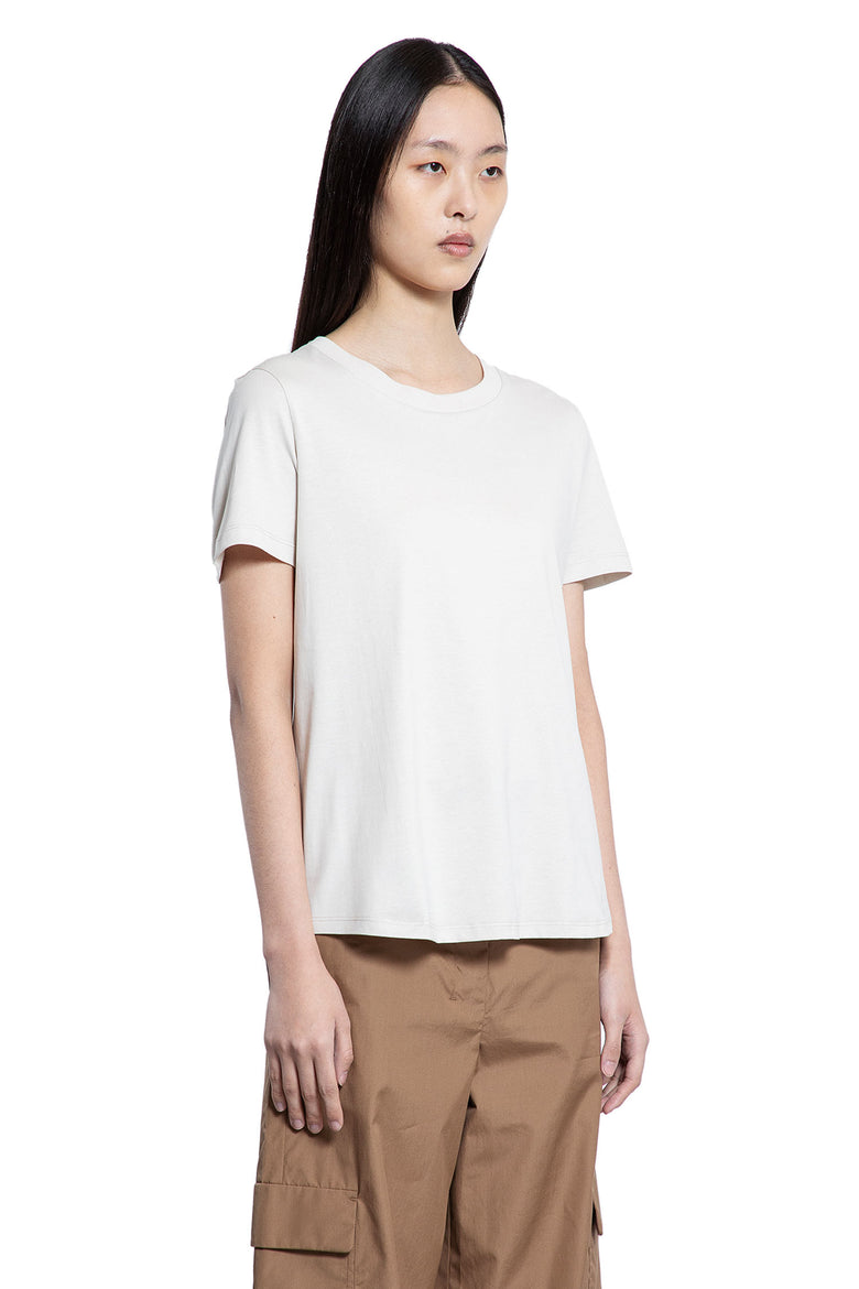 S MAX MARA WOMAN OFF-WHITE T-SHIRTS & TANK TOPS