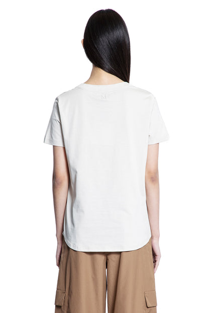 S MAX MARA WOMAN OFF-WHITE T-SHIRTS & TANK TOPS