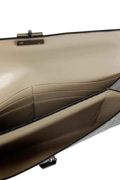 T-lock Croco-Embossed Wallet