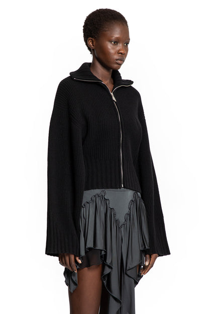 Ribbed Wool Cashmere Cardigan